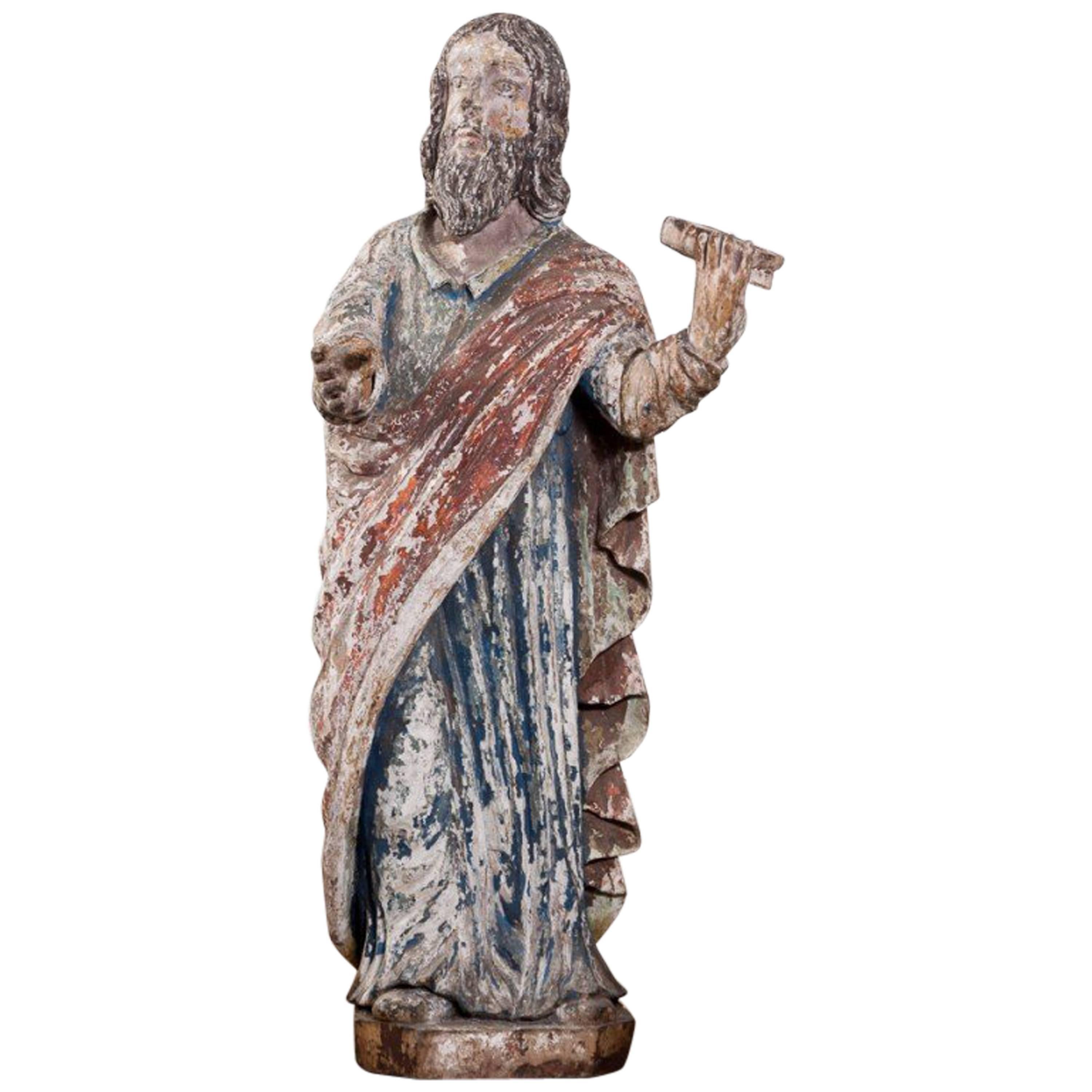 16th Century Carving of Saint Paul