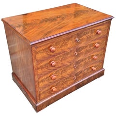 Mahogany Chest of Drawers, English, circa 1880 Mahogany Chest of Drawers, English, circa 1880