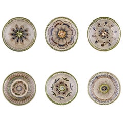 Traditional Romanian Dinner Plates, Set of Six