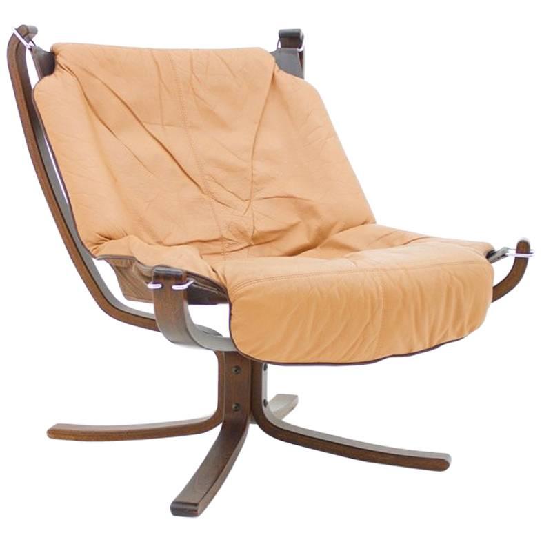 Falcon Lounge Chair by Sigurd Resell, Norway, 1971 For Sale