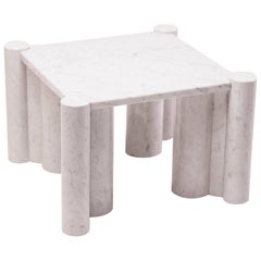 Coffee Table 'Jumbo' in Carrara Marble by Gae Aulenti for Knoll