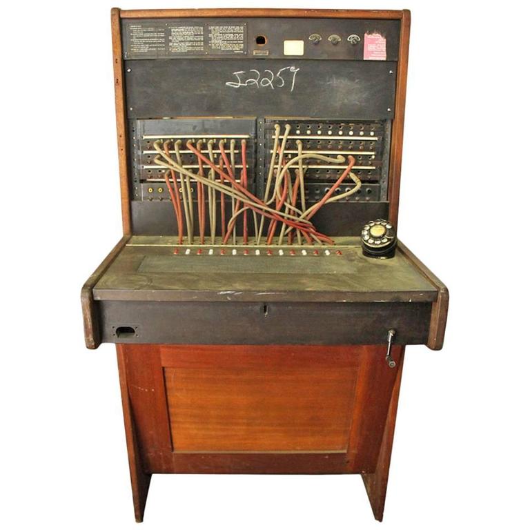 Vintage Western Electric Telephone Switchboard For Sale at 1stDibs