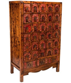 Antique Early 20th Century Chinese Apothecary Cabinet