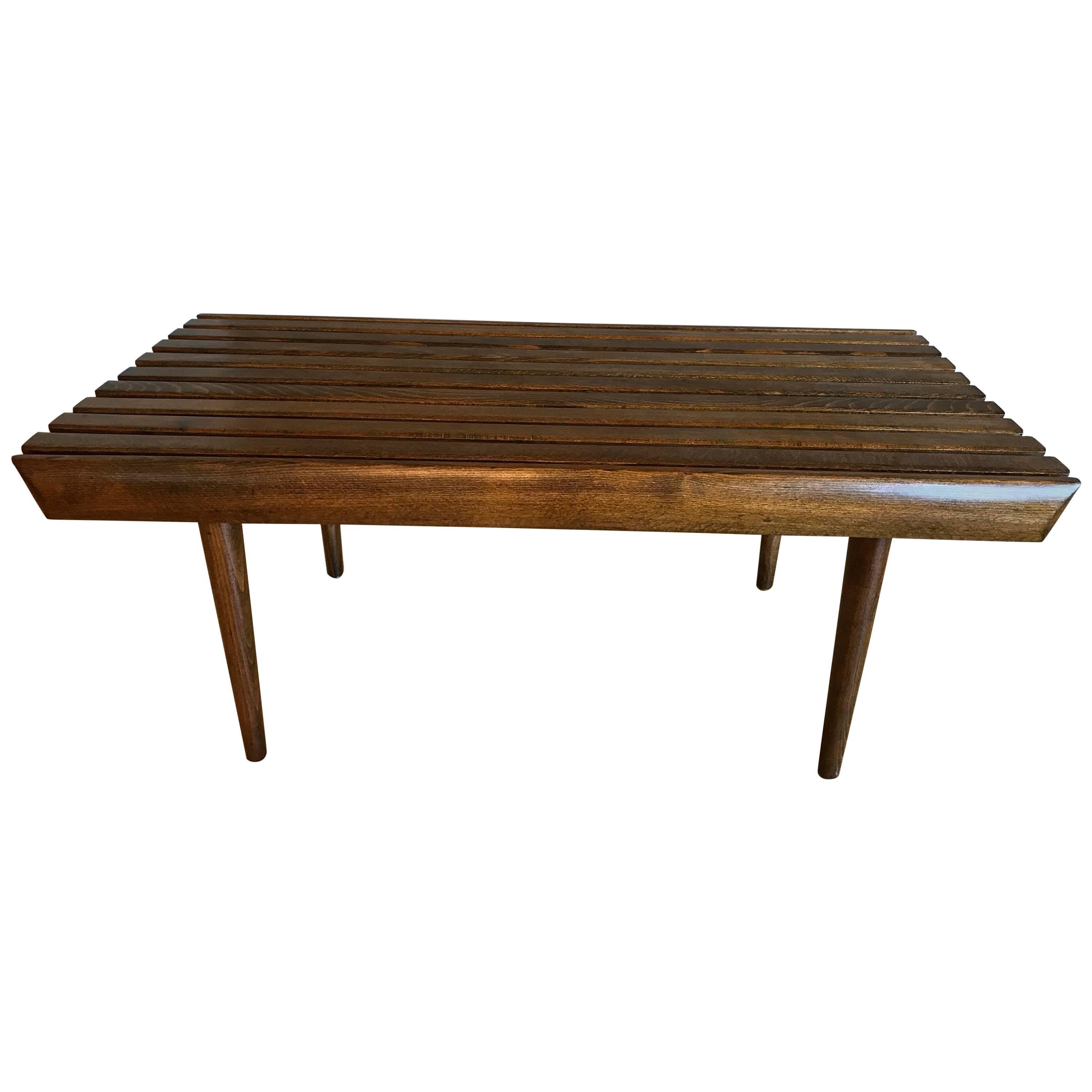 Midcentury Walnut Bench or Table