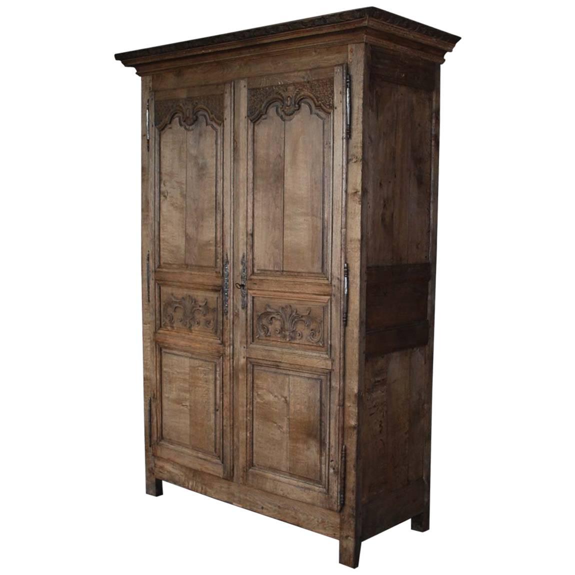 Early 19th Century French Wedding Cabinet or Armoire For Sale