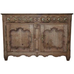 Used Early 19th Century Oak Louis Quinze Sideboard