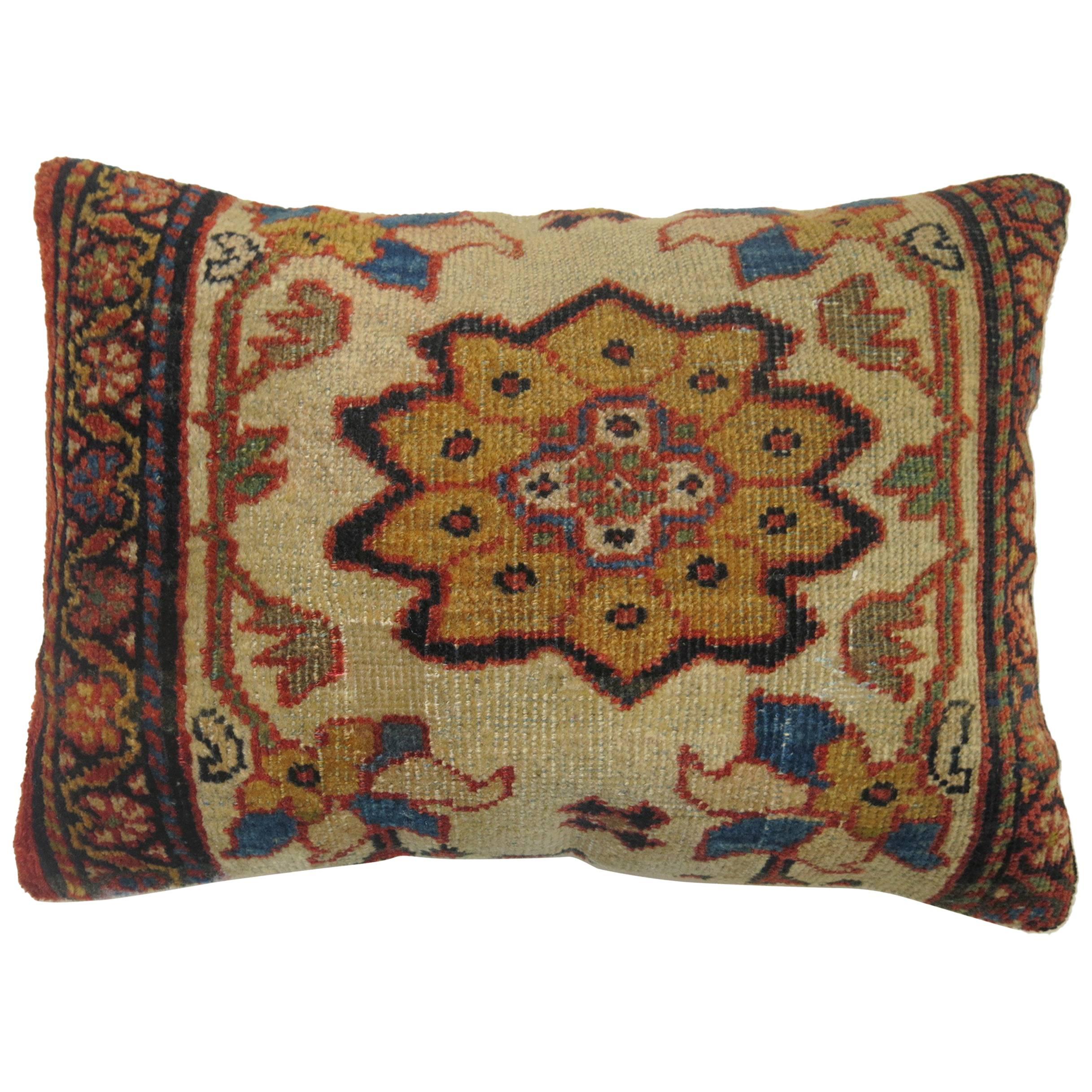 Persian Sultanabad Rug Pillow