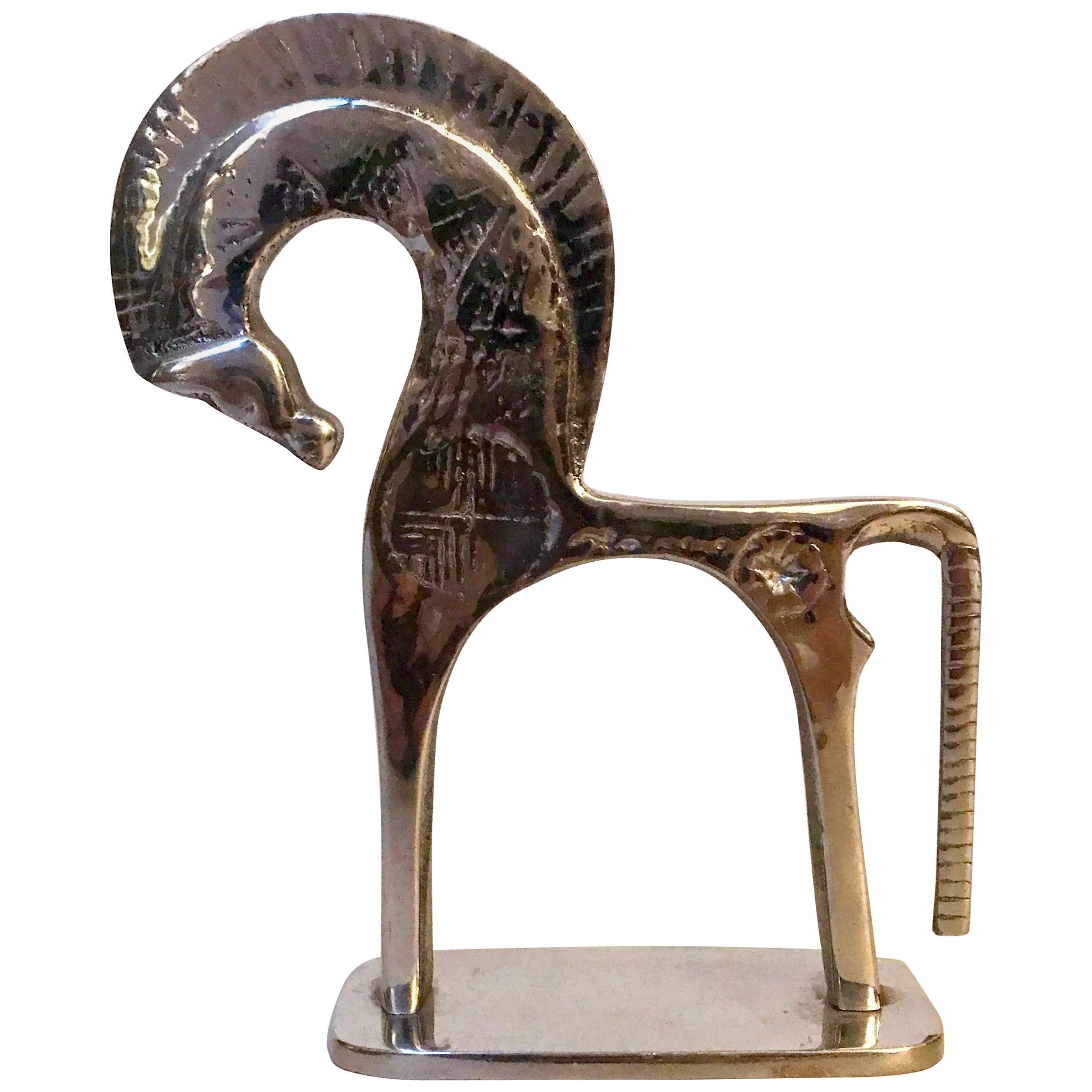 Vintage Aluminium Horse in the Style of Frederick Weinberg