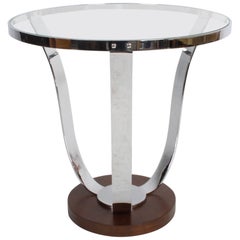 Machine Age or Art Deco Side Table in the Style of Donald Deskey