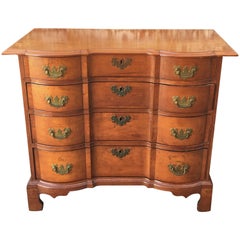 American Block Front Diminutive Applewood Chest of Drawers
