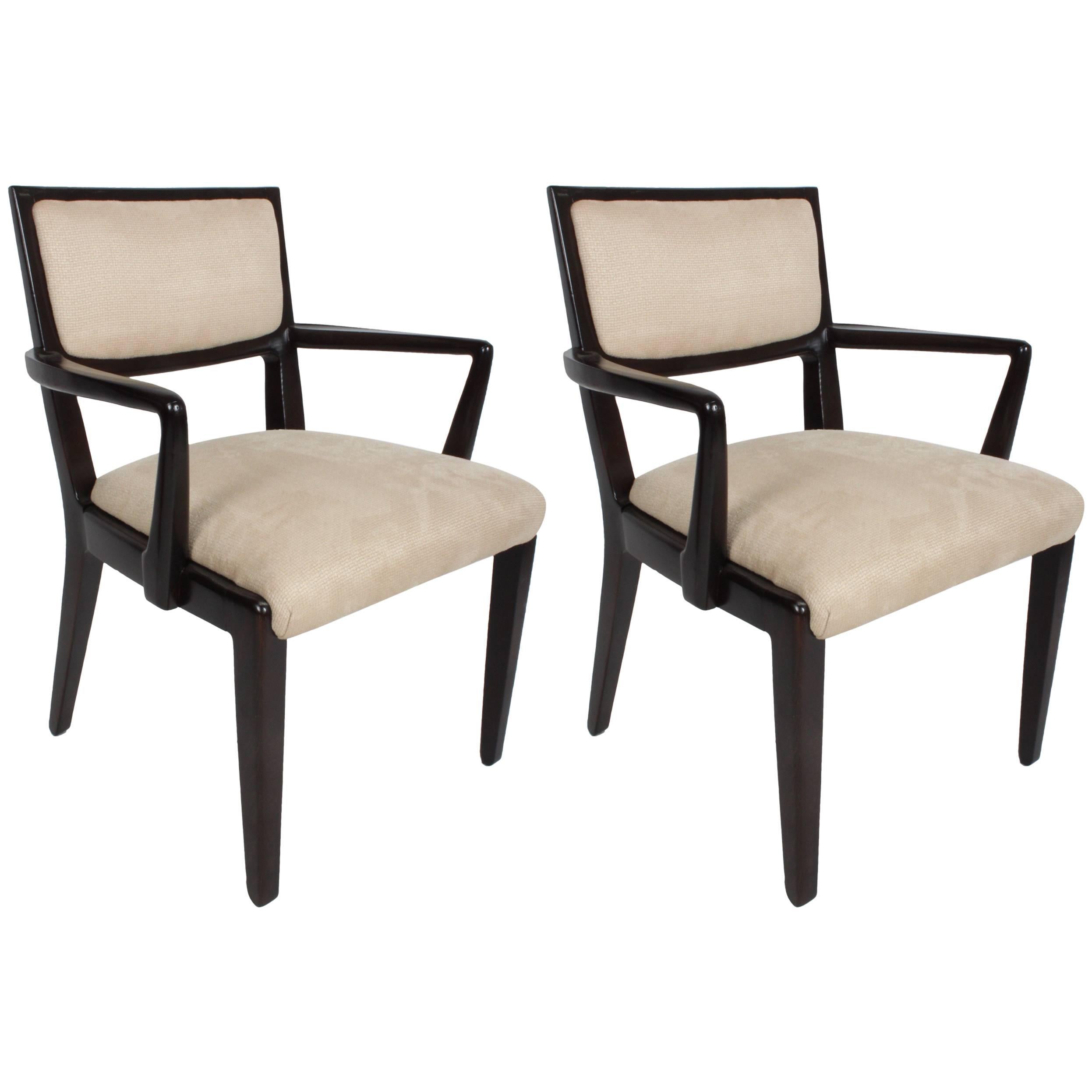 Pair of Edward Wormley for Drexel Arm Chairs - Precedent Collection 
