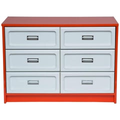 Basset Plastic Front Dresser in The Manner of Raymond Loewy
