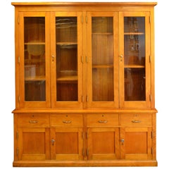 Antique Cabinet of Maple from Midwestern School, 1912