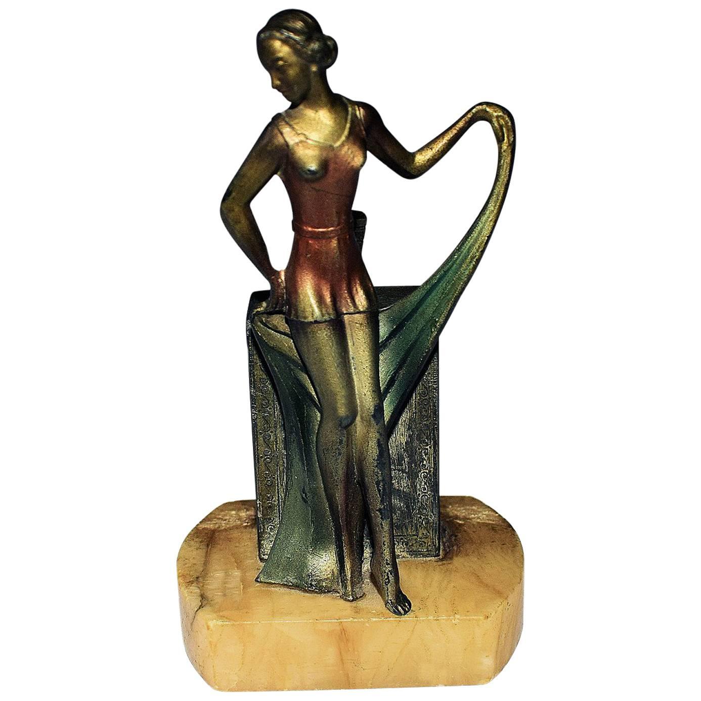 1930s Art Deco Figural Lighter