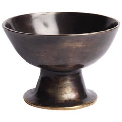 Minimal Cast Bronze Decorative Bowl - Limited Edition by Aguirre Design