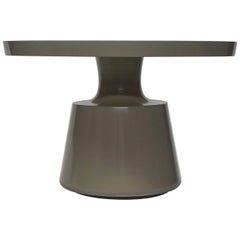 Beautiful Onda Entry Table with a Sculptural Pedestal and Lacquered Finish