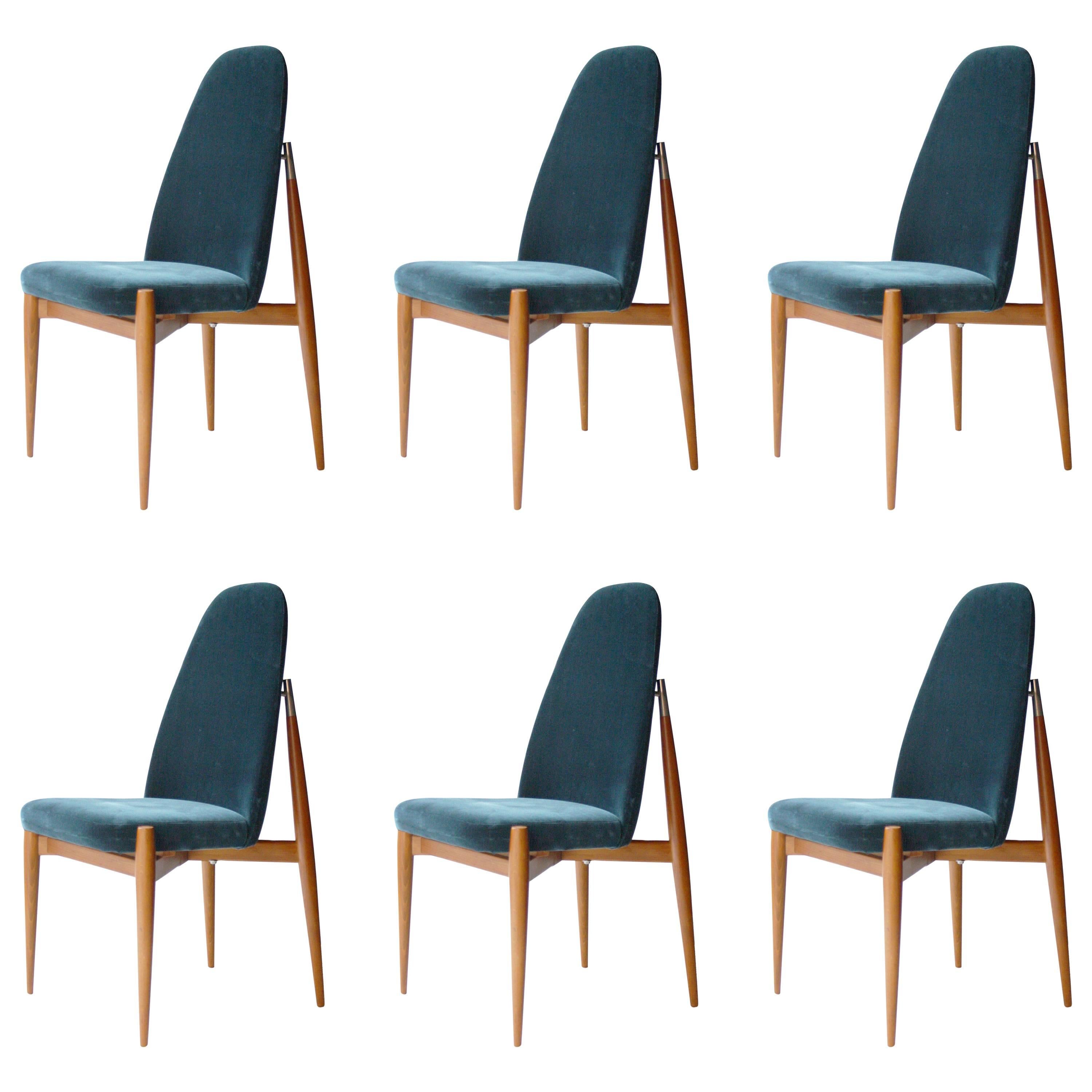 Set of Six Chairs, Italy, 1960