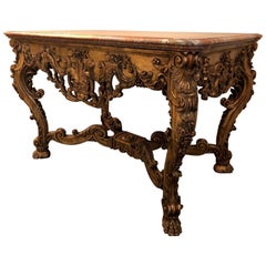 Louis XV Giltwood Centre Table