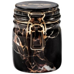 Miss Marble Portoro Jar by Lorenza Bozzoli for Editions Milano