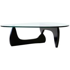 Noguchi Herman Miller Sofa Couch Side Coffee Glass Table, 1960s