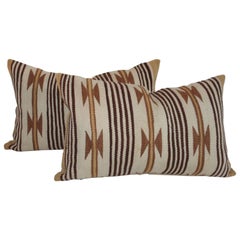 Navajo Indian Weaving Saddle Blanket Pillows