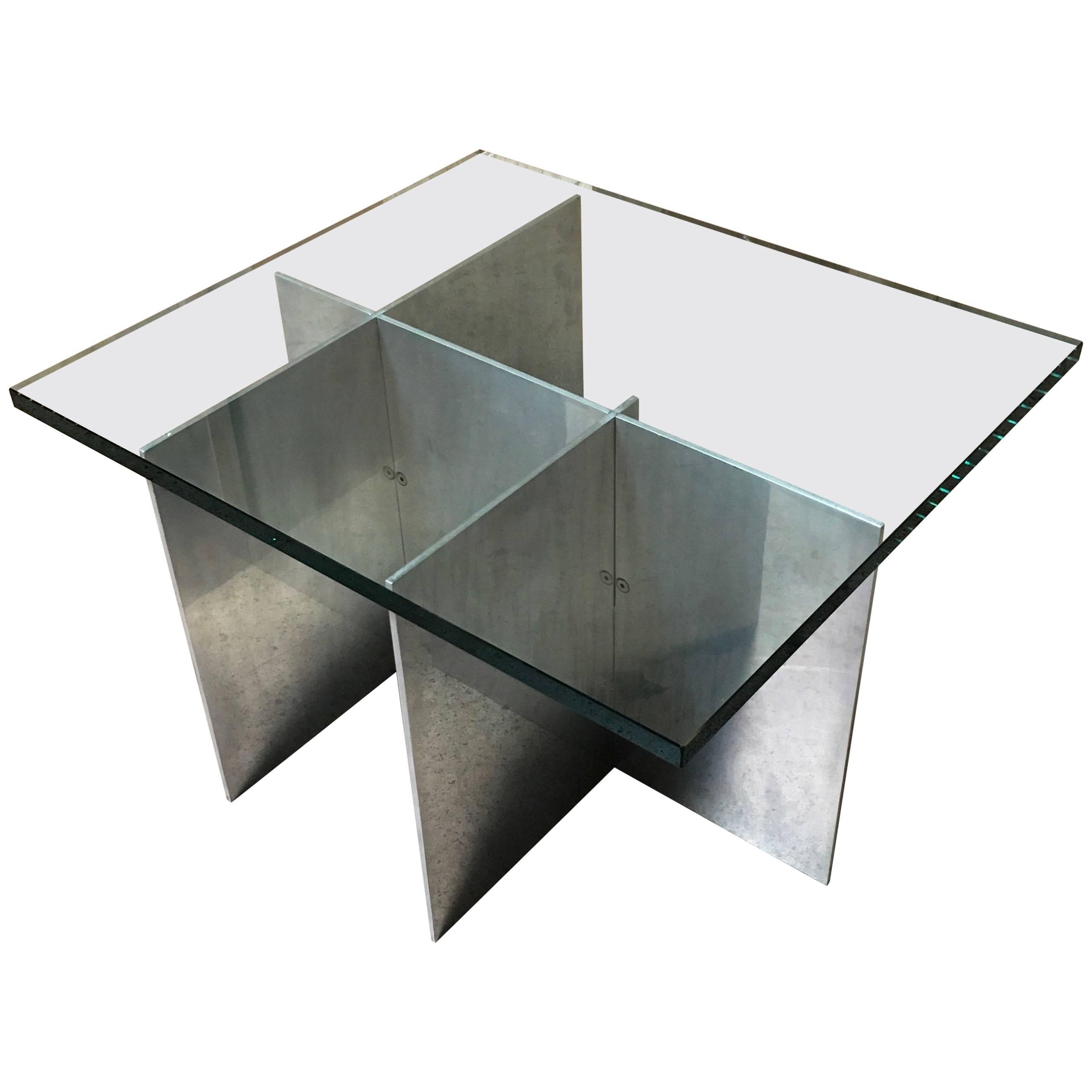 Architectural Side Table by Paul Mayen