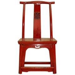 Red Lacquer Child's Chair