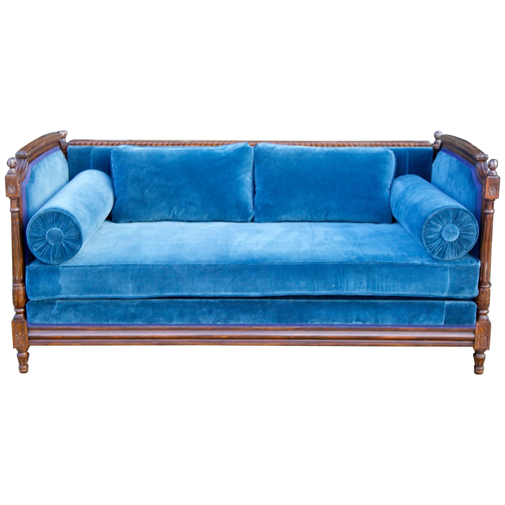 Französisches Sofa im Louis-XVI.-Stil im Angebot