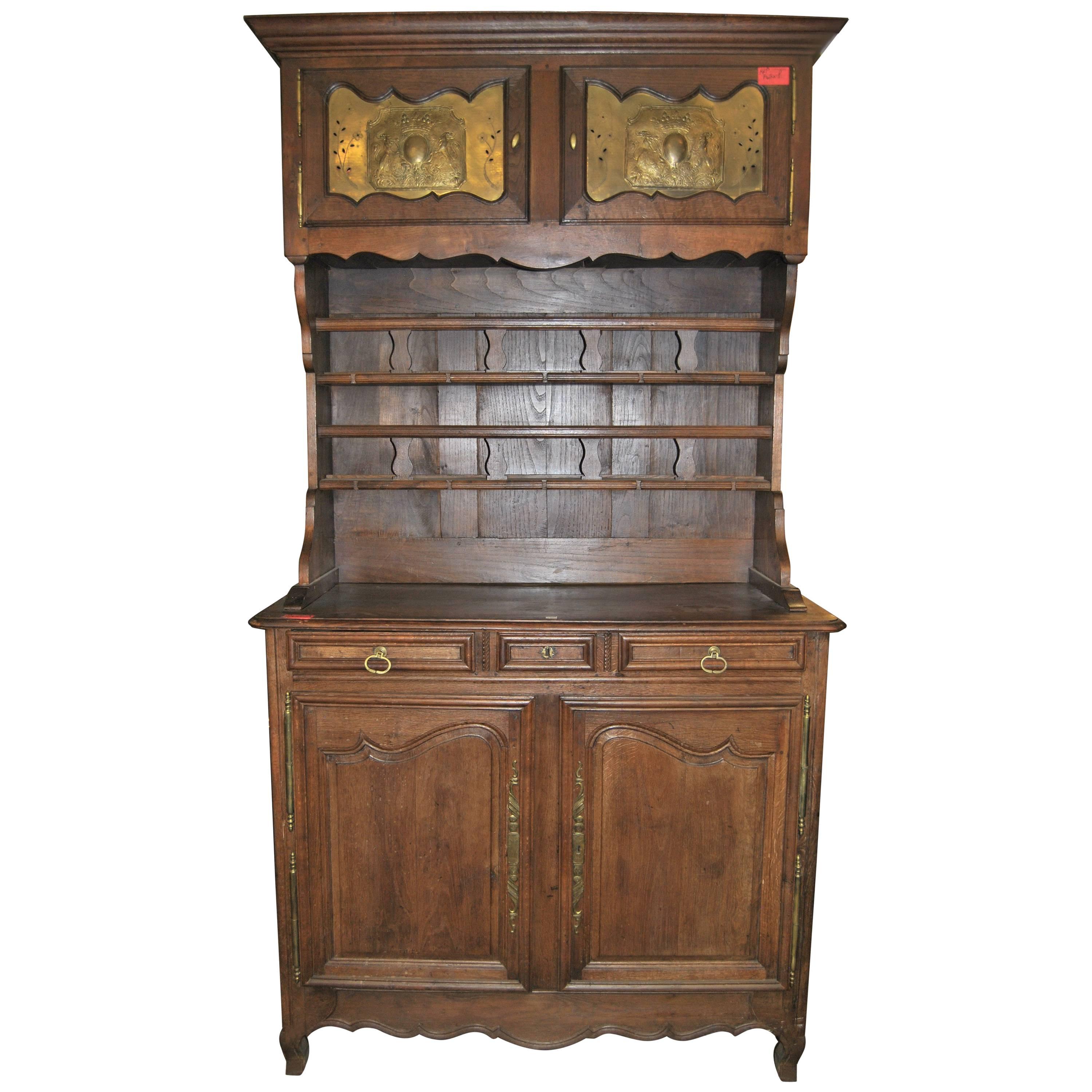 19th Century Oak Country French Cupboard