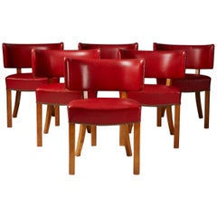 Set of Six Chairs, Anonymous, Denmark, 1950s