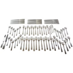 Tiber by Buccellati Italy Sterling Silver Flatware 70 Pieces
