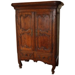 19th Century Louis XV Oak Cabinet De Confiture "Jam Holder"/Small Cabinet