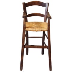 French Antique High Chair/Youth Chair