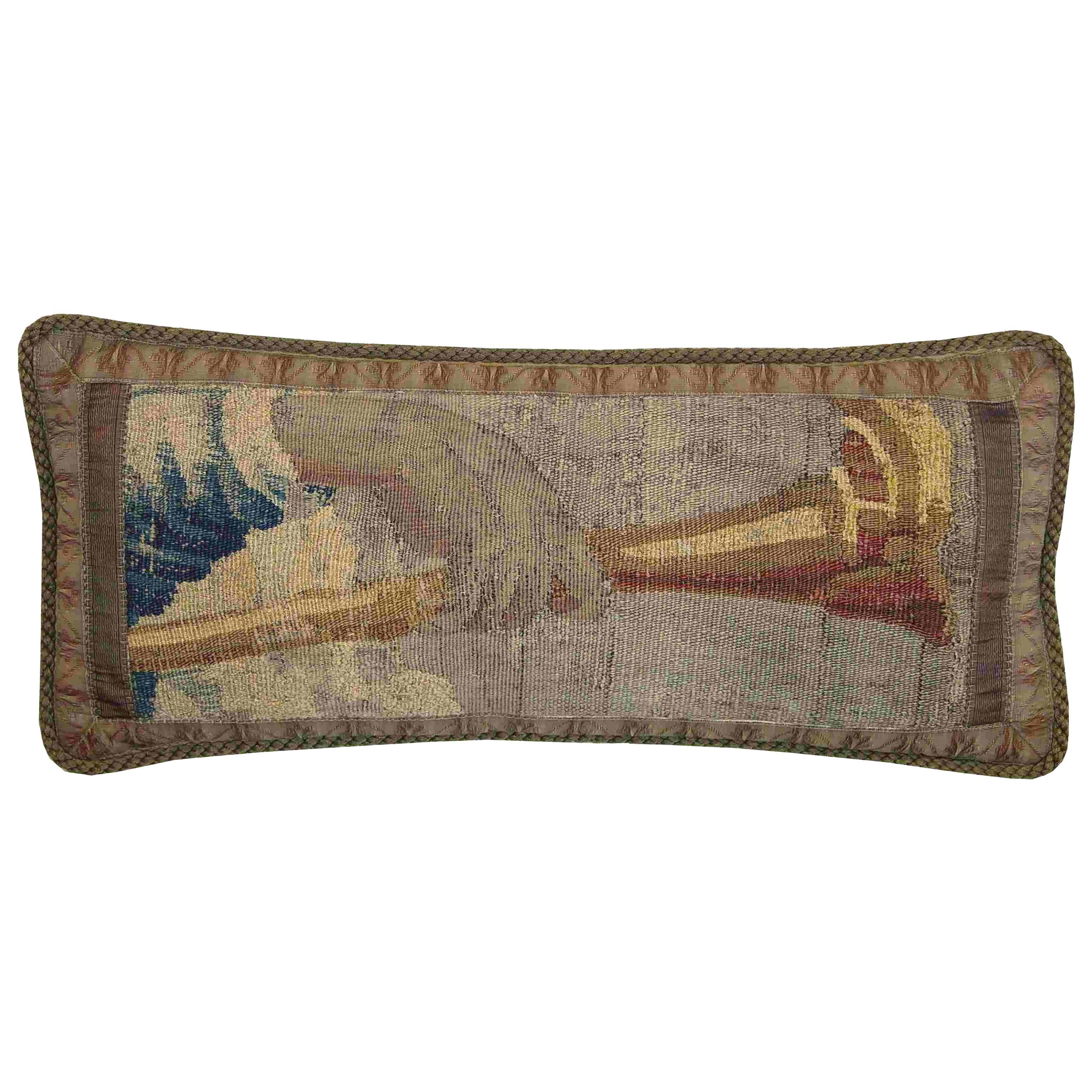 17th Century Flemish Tapestry Pillow