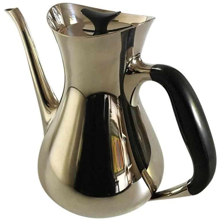 Cohr H.P. Jacobsen Coffee Pot in Sterling Silver