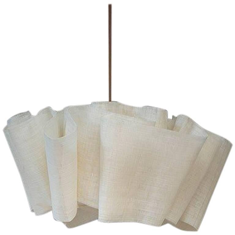 Natural Banana Fiber Organic Shape Sculptural Anders Light ...