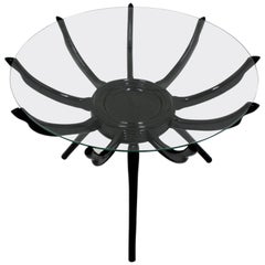 Midcentury Lacquered Spider Leg Coffee Table by Carlo di Carli