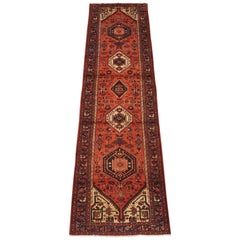 Vintage Karajeh Sarab Gallery Runner with Abrash