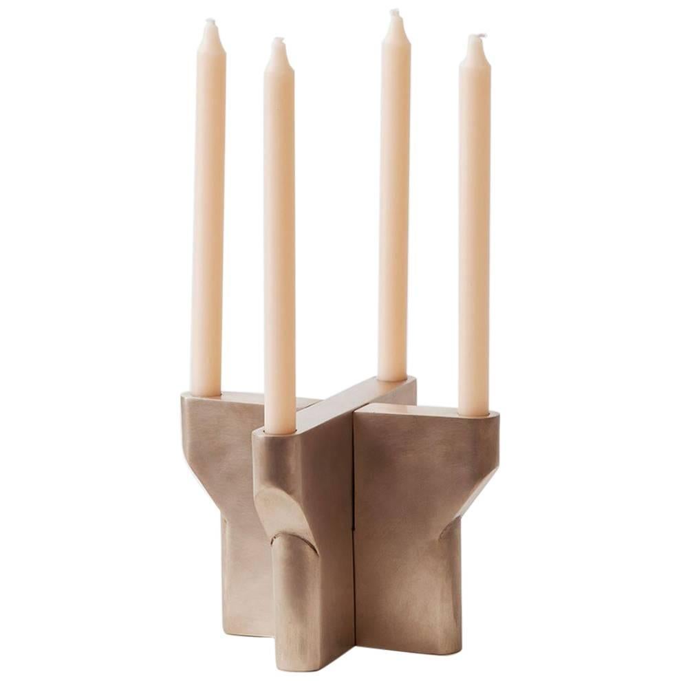 Dune Candelabra ‘Bronze’ Candleholder  For Sale