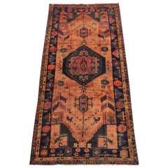 Wide Persian Lori Gallery Runner with Bird Design, circa 1940