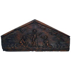 Italian 18th Century Baroque Venetian Gondola Panel