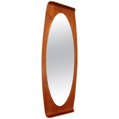 Mirror with Curved Frame by Carlo E Graffi for Home