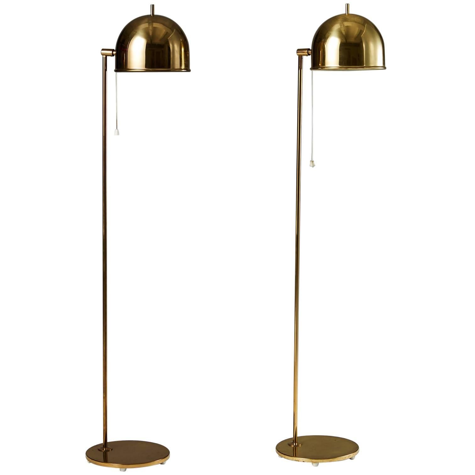 Pair of Floor Lamps, Anonymous for Bergboms, Sweden, 1960s
