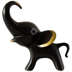 Retro Elephant Figurine by Walter Bosse