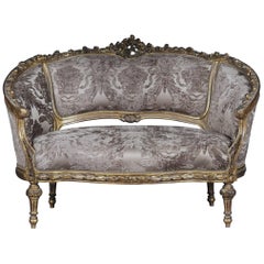 Decorative French Sofa, Canapé in Louis XVI Seize