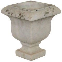 19th Century French Marble Garden Urn