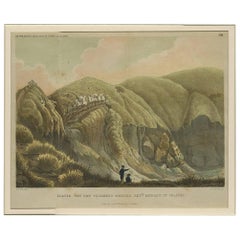 Antique Print with a View of Menado on Celebes 'Indonesia' by C.G.C. Reinwardt