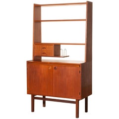 1950s Teak Secretaire Cabinet by Hovmantorp