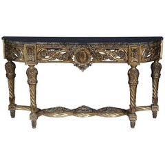 Noble Splendor Console, Sideboard Table in Louis XVI