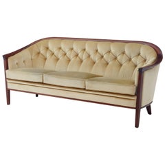 1970s Andersson Mahogany Horseshoe Sofa